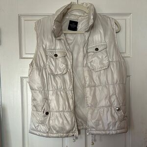 White Puffer Vest
